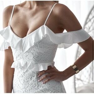 NWT Two Sisters The Label, Bride, High Low Dress, Size 4